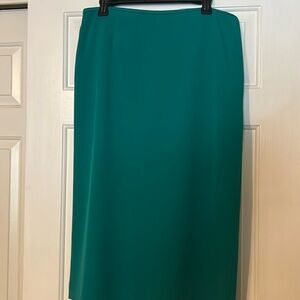 Preston York A-Line skirt; new; color is Evergreen; size 10